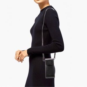 Valentino Crossbody Leather Mini Purse Bag Sunglass Case Valentino Sunglasses